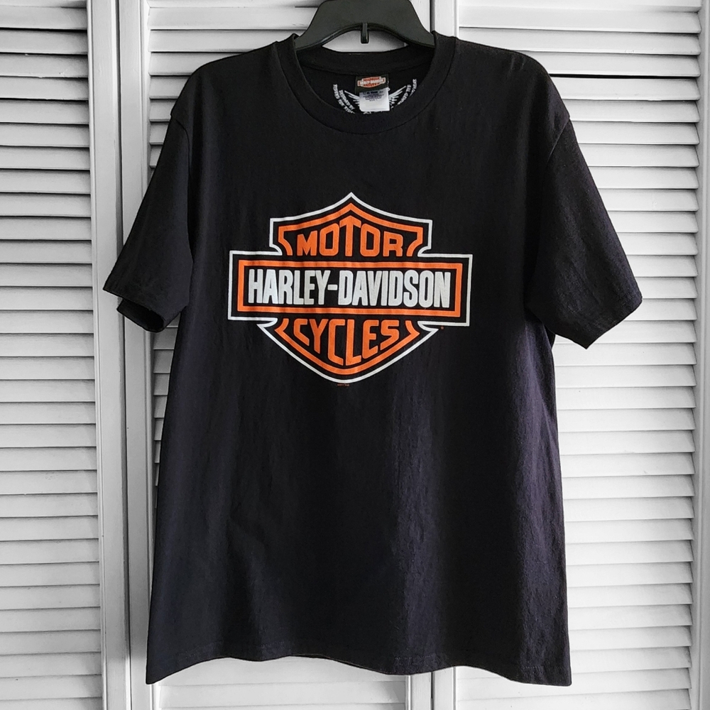 Harley Davidson Logo Men's Black T-Shirt